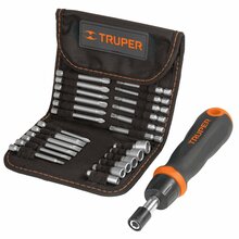 Kruvikeeraja ja otsikute komplekt Truper JDM-26, 26 tk
