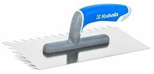 Roostevabast terasest kellu Kubala, 130 x 270 mm, diagonaalse sälguga