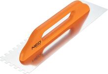 Hambuline kellu Neo Tools, 480 x 128 mm, hambad 10 x 10 x 10 mm, puidust käepide
