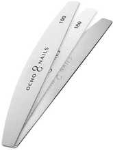 Metallist küüneviilide komplekt Ocho Nails, 100/180, 20 tk