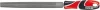 Poolümar viil Yato YT-6188, 200 mm