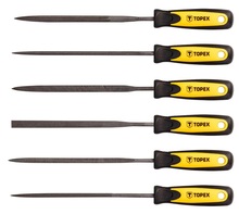 Nõelviilide komplekt Topex 06A010, 140 x 3 mm, 6 tk