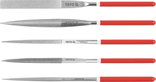 Teemantviilide komplekt Yato YT-6156, 5 x 180 x 70 mm, 5 tk