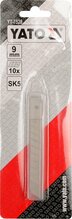Vahetusterad Yato YT-7528, 9 mm, 10 tk