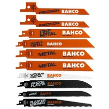 Tiigersae terade komplekt Bahco Sandflex bimetal MIX, 10 tk