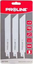 Edasi-tagasi liikuv saetera Proline 93124, 152 mm, 3 tk