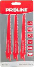 Edasi-tagasi liikuv saetera Proline 93123, 152 mm, 3 tk