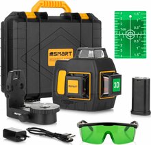 Tasapinnalaser SMART365 3x360 40m roheline pult Bluetooth