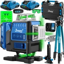 Ristjoonlaser Delphi Tools PRO 360 4D roheline