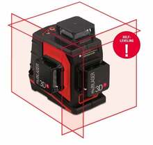 Joone- ja punktlasernivelliir BMI multiLASER 3D, punane kiir