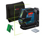 Ristjoonlaser Bosch GLL 2-15 G BG 4x1.5V, LB10