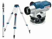 Optiline nivelliir Bosch GOL 32D + statiiv BT 160 + mõõtelatt GR 500