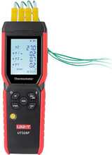 Digitaalne termomeeter UNI-T UT325F, 4 kanalit, -200-1372 C, USB-C, Bluetooth