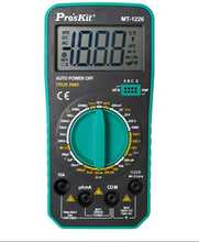 Digitaalne multimeeter ProsKit, TRMS, 1000/750 V AC/DC, 10A, 200MOm, 200µF