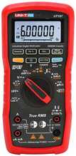 Tööstuslik multimeeter Uni-t, 1000V AC/DC, 10A AC/DC, 60MOm, 60mF, 1MHz, 1000C, TRMS, IP67, Bluetooth, CAT IV 1000V & CAT III 1500V