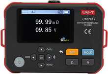 Akutakistuse tester UNI-T, 0.000mOm~3Om, 0.000V~71.00V, 4 juhtme meetod, Bluetooth