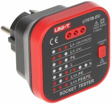Pistikupesa tester UNI-T UT-07B-EU
