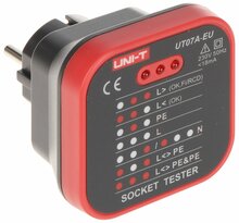 Pistikupesa tester Uni-T UT-07A-EU