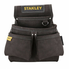 Tööriistavöö tasku Stanley STST1-80116, 30 x 33 x 7 cm, naturaalne nahk/metall