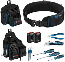 Tööriistakomplekt Bosch 1600A02H5C, 19 tk, vööga