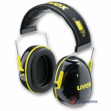 Kaitsekõrvaklapid UVEX K2, SNR 32dB, must/kollane