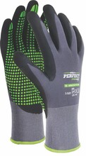 Töökindad Stalco Perfect Nitrilo Flex PVC DOTS, suurus 10