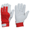 Töökindad Flex-Touch, nahk-puuvill, suurus 9 (L)