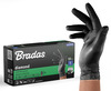 Ühekordsed töökindad Bradas Diamond, must, L suurus, 50 tk