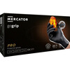 Nitriilkindad Mercator Medical GoGrip Black, XXL suurus, 50 tk