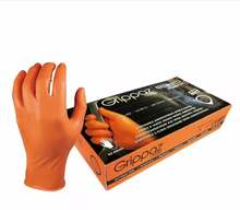 Ühekordsed nitriilkindad M-Safe Grippaz 246OR, oranž, 8/M, 50 tk