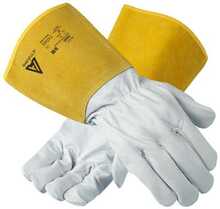 Keevituskindad Ansell ActivArmr 43-217, suurus 9, valge/kollane, 2 tk