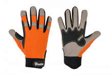 Töökindad Tech Gray RWTGY8, suurus 8, 6 tk, valge/must/oranž