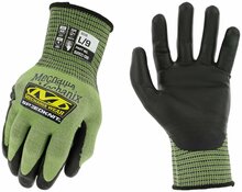 Töökindad Mechanix Wear Speedknit S2EC06, täiskasvanutele, polüuretaan, must/roheline, M