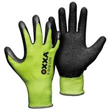 Töökindad Oxxa X-Grip-Lite 51-025, nailon, latekskattega peopesa, 9/L, rohelised