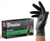 Ühekordsed töökindad Bradas Diamond, must, M suurus, 50 tk
