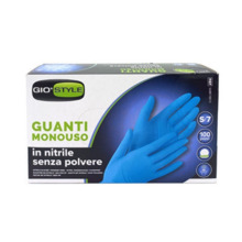 Nitriilkindad ühekordsed GIO`STYLE, sinine, S suurus, 100 tk