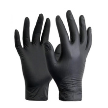 Ühekordsed nitriilkindad Mercator Nitrylex Black, L suurus, must, 100 tk