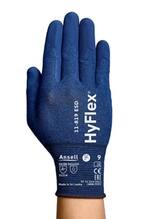 Töökindad Ansell HyFlex 11-819 ESD, suurus 11, eriti õhukesed, nailon, spandex, süsinik
