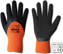 Töökindad Bradas Power Full, suurus 10, must/oranž, 6 tk