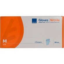 Ühekordsed nitriilkindad Abena, sinised, M, 100 tk