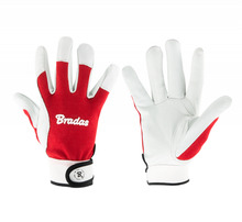 Töökindad Bradas Whitebird Flex, nahk, suurus 10, 6 tk