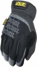 Töökindad Mechanix Wear FastFit MFF-05-012, kunstnahk, must/hall, XXL, 2 tk