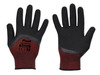 Töökindad Bradas FLASH GRIP RED FULL, suurus 10, must/punane, 6 tk