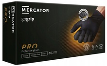 Ühekordsed nitriilkindad Mercator, mustad, XL suurus, 50 tk
