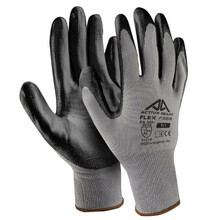 Töökindad Active Gear Flex, nitriil, M, must/hall