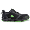 Tööjalanõud Active Gear A-Run Low, suurus 43, must/roheline