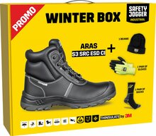 Talvejalanõude komplekt Safety Jogger Aras, S3 SRC, suurus 44, must