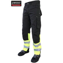 Tööpüksid Pesso Kdcjg, must/kollane C48