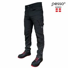 Tööpüksid Pesso Mercury Stretch, must, C48 suurus