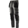 Tööpüksid Yato YT-79064, elastsed teksad, hall, XL suurus